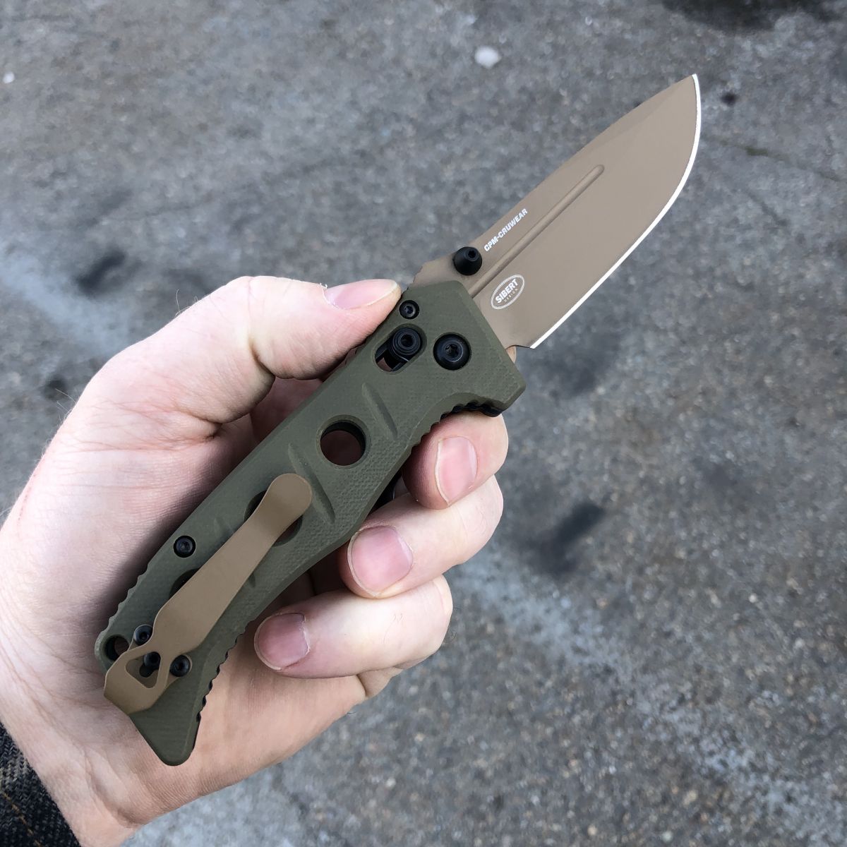 Benchmade Mini Adamas AXIS Lock OD Green G10 Scales 3.25